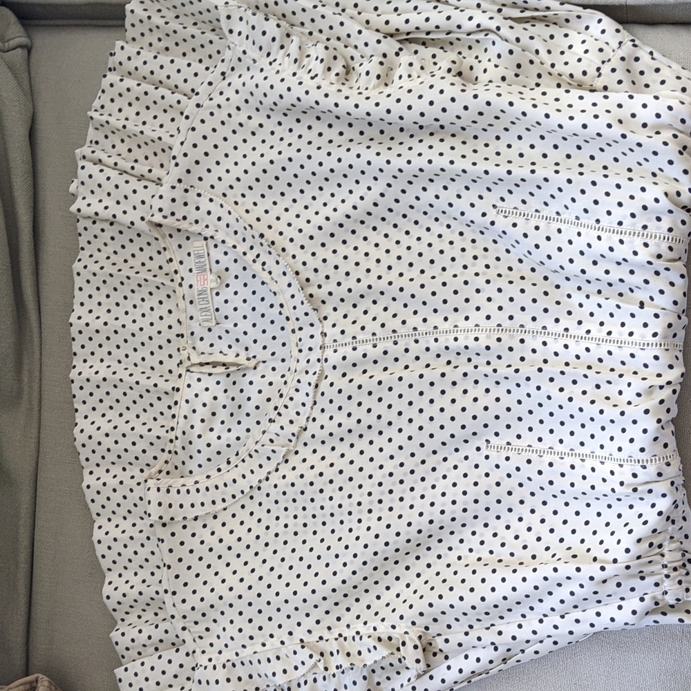 Alexa Chung X Madewell polka dot dress